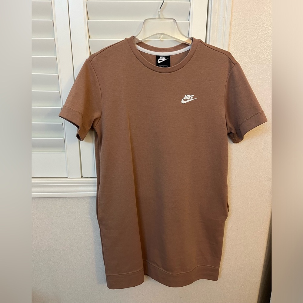 Nike, knee length, women’s sweatshirt dress